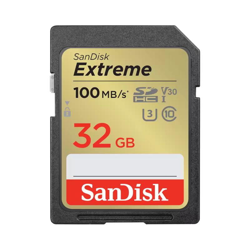 Карта пам'яті SanDisk SDHC 32GB Extreme (SDSDXVT-032G-GNCIN)